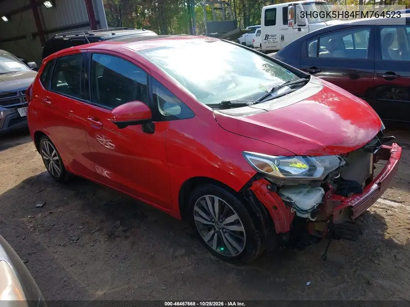 HONDA FIT 2015, VIN 3HGGK5H84FM764523