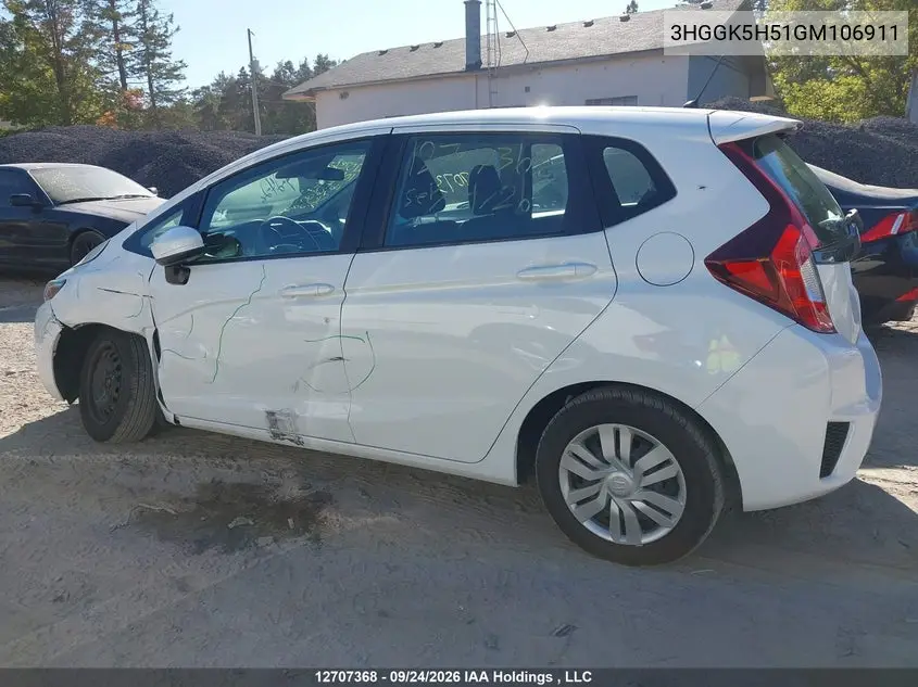 2016 HONDA FIT VIN 3HGGK5H51GM106911 — фото 14