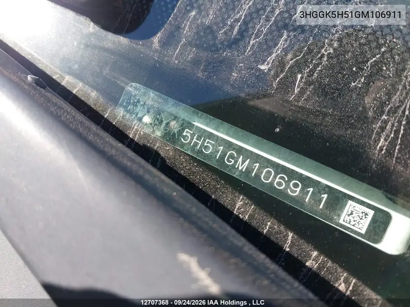 2016 HONDA FIT VIN 3HGGK5H51GM106911 — фото 18
