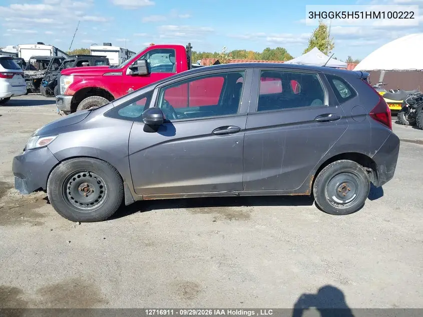 2017 HONDA FIT VIN 3HGGK5H51HM100222 — фото 14