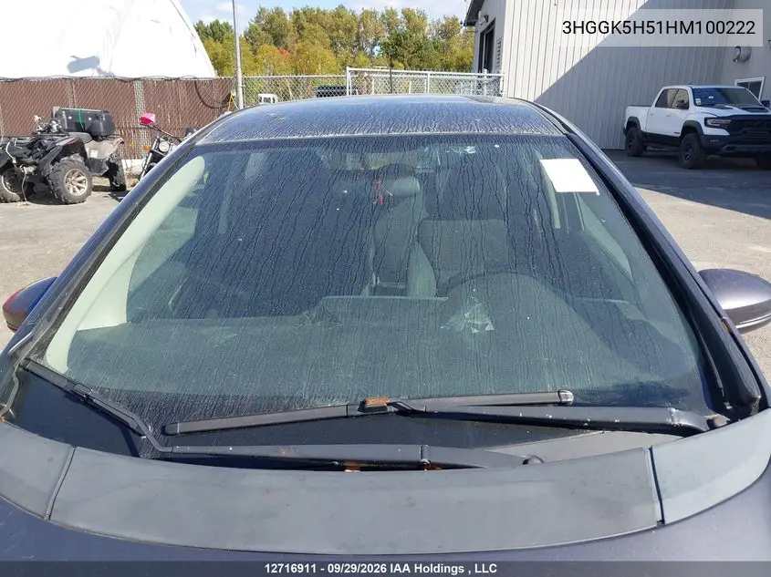 2017 HONDA FIT VIN 3HGGK5H51HM100222 — фото 17