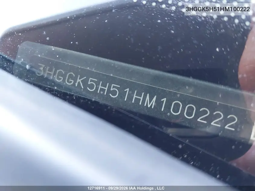 2017 HONDA FIT VIN 3HGGK5H51HM100222 — фото 19