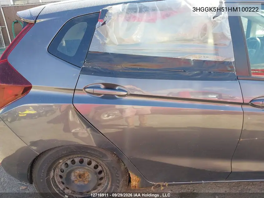 2017 HONDA FIT VIN 3HGGK5H51HM100222 — фото 21