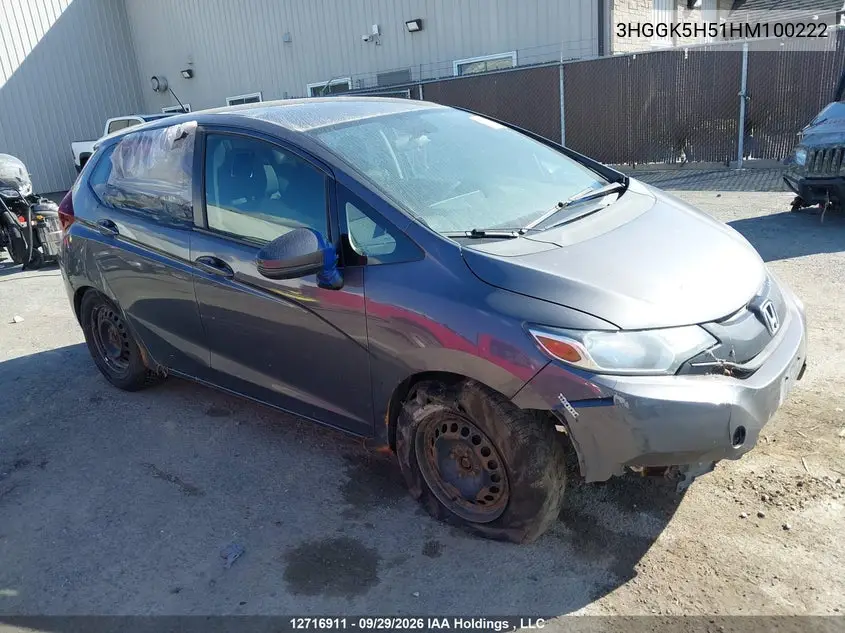 2017 HONDA FIT VIN 3HGGK5H51HM100222 — фото 6