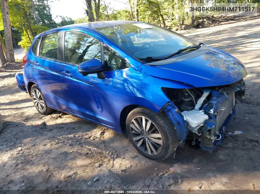 HONDA FIT 2017, VIN 3HGGK5H84HM711517