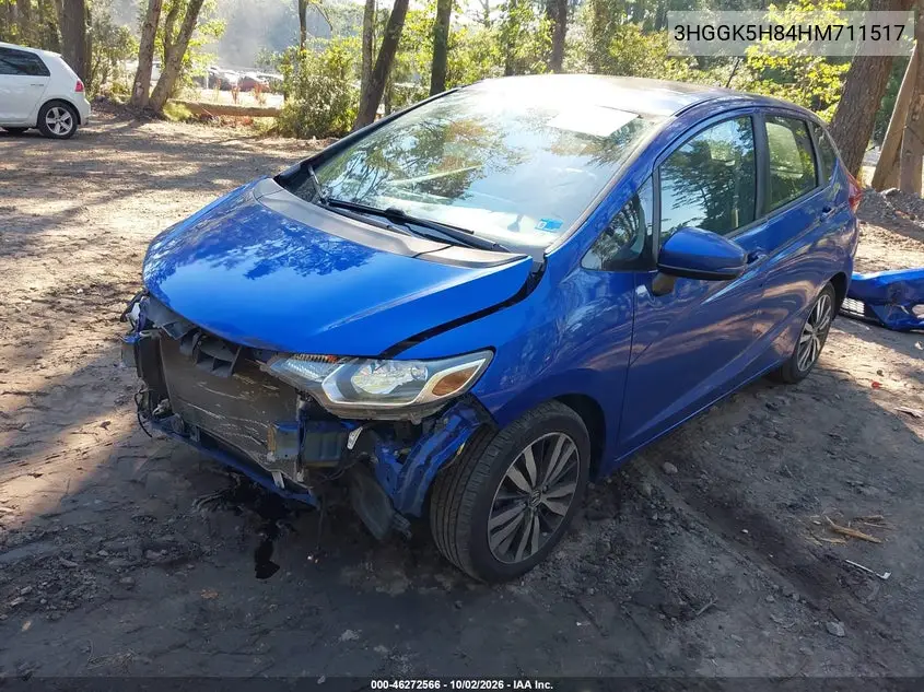 2017 HONDA FIT VIN 3HGGK5H84HM711517 — фото 2