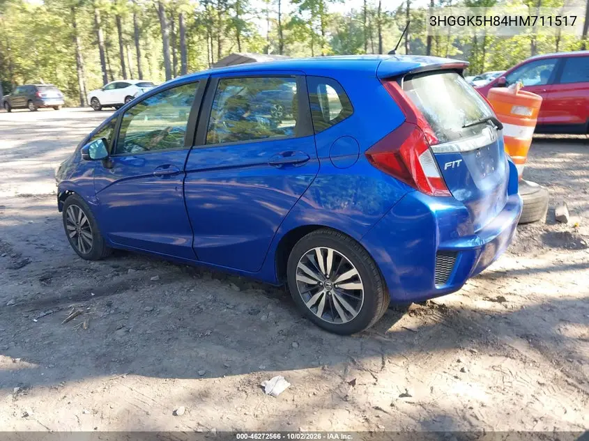 2017 HONDA FIT VIN 3HGGK5H84HM711517 — фото 3