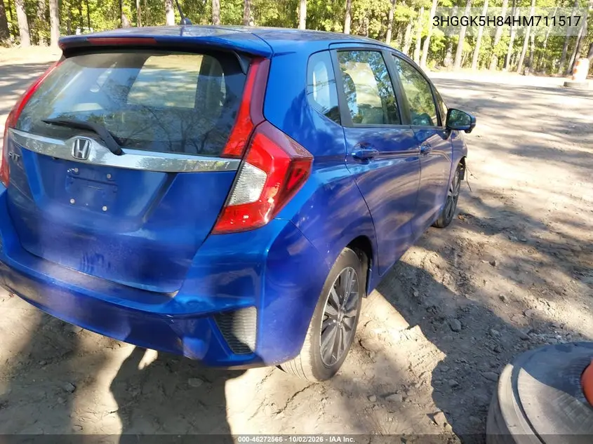 2017 HONDA FIT VIN 3HGGK5H84HM711517 — фото 4