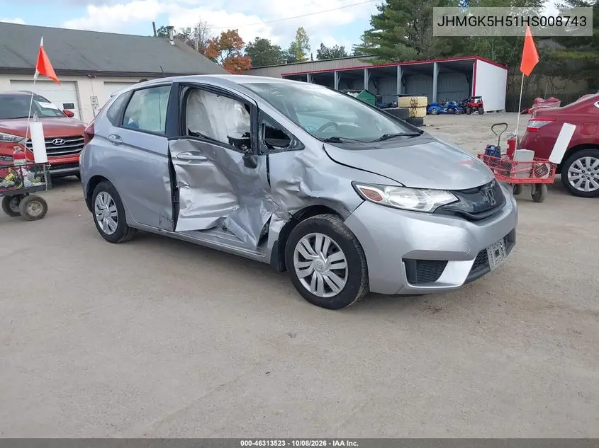 HONDA FIT 2017, VIN JHMGK5H51HS008743