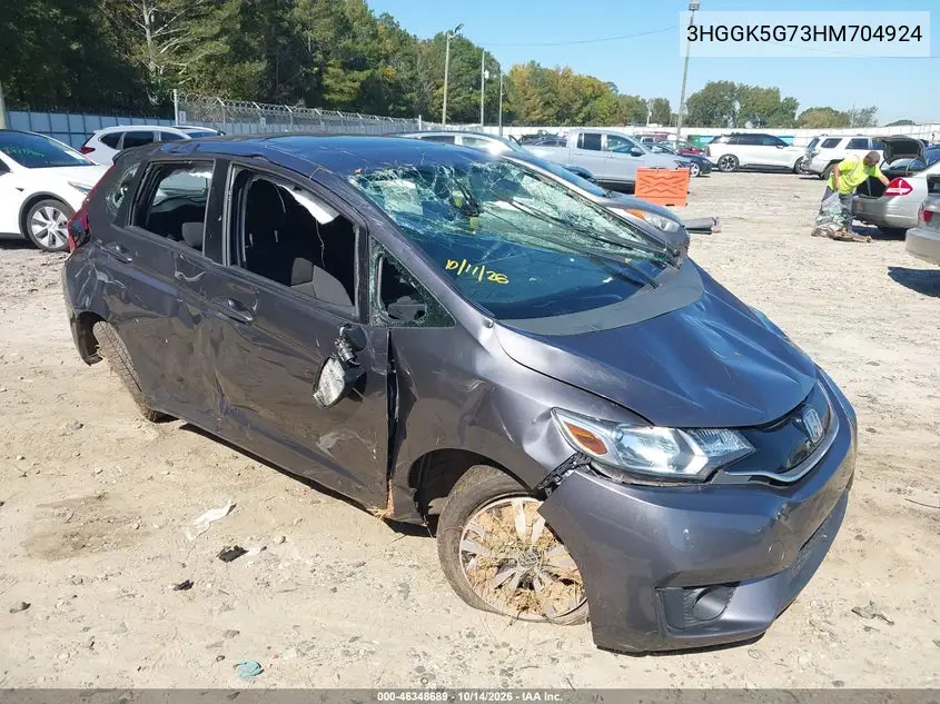 HONDA FIT 2017, VIN 3HGGK5G73HM704924