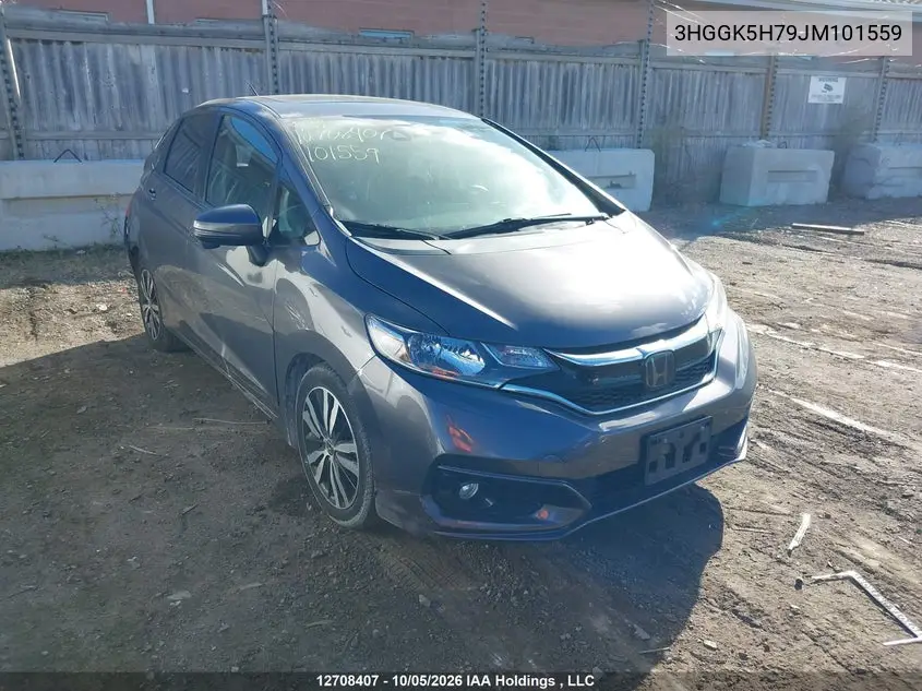 HONDA FIT 2018, VIN 3HGGK5H79JM101559