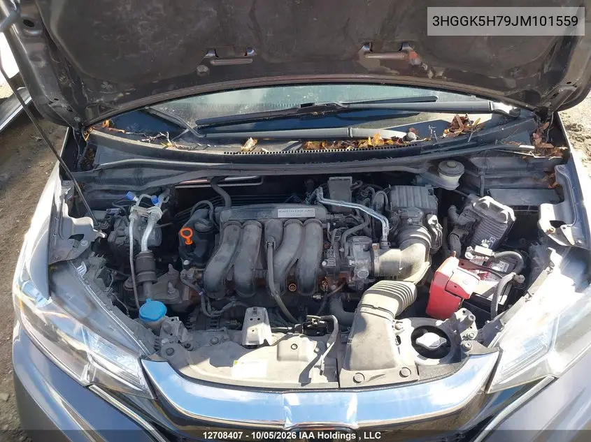 2018 HONDA FIT VIN 3HGGK5H79JM101559 — фото 10