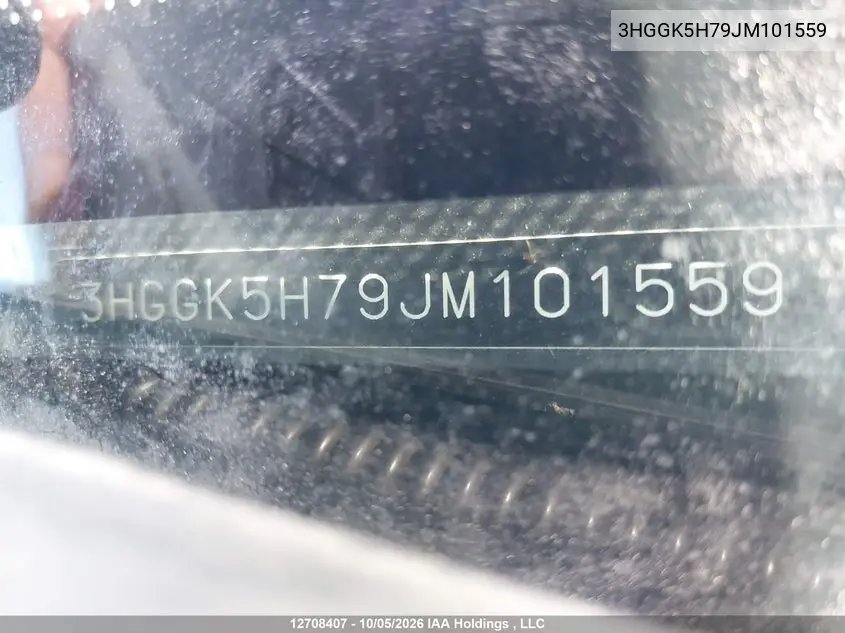 2018 HONDA FIT VIN 3HGGK5H79JM101559 — фото 19