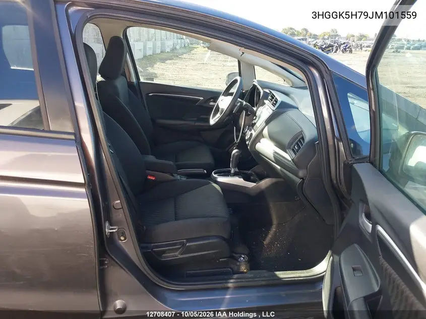 2018 HONDA FIT VIN 3HGGK5H79JM101559 — фото 5