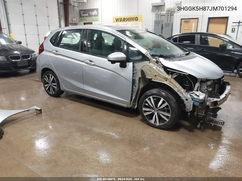 HONDA FIT 2018, VIN 3HGGK5H87JM701294