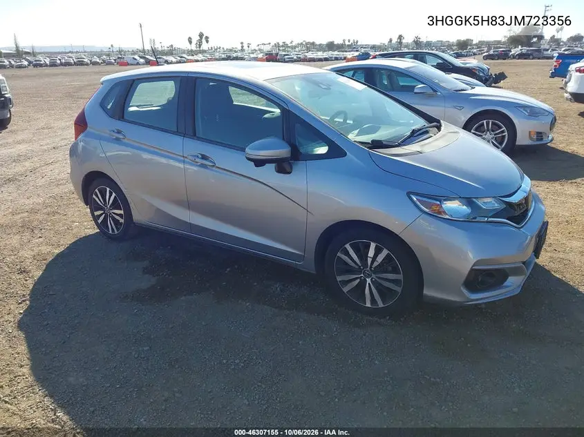 HONDA FIT 2018, VIN 3HGGK5H83JM723356