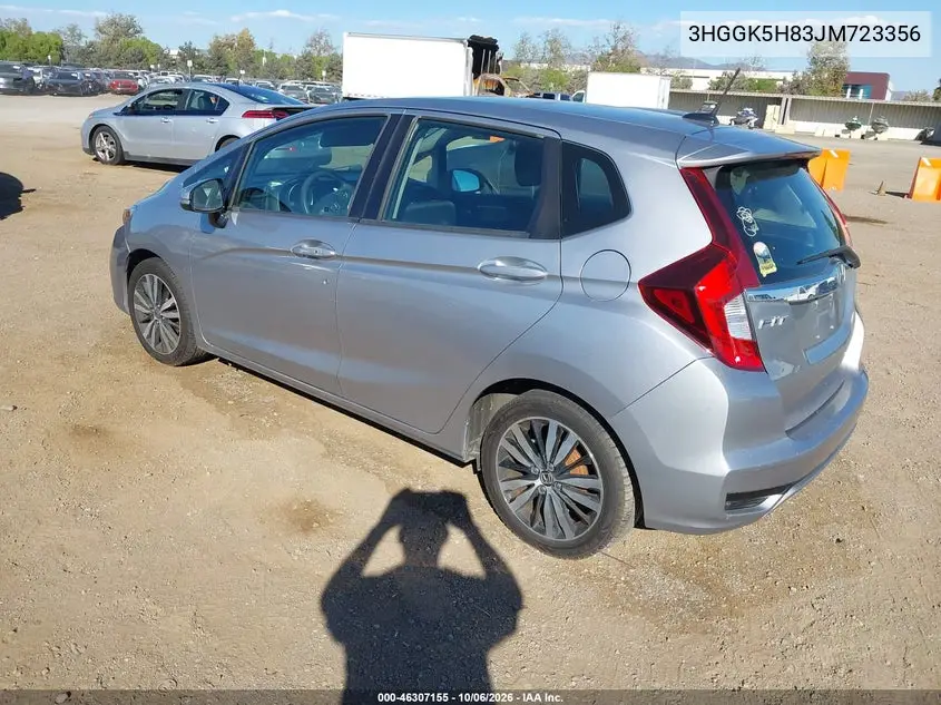 2018 HONDA FIT VIN 3HGGK5H83JM723356 — фото 3