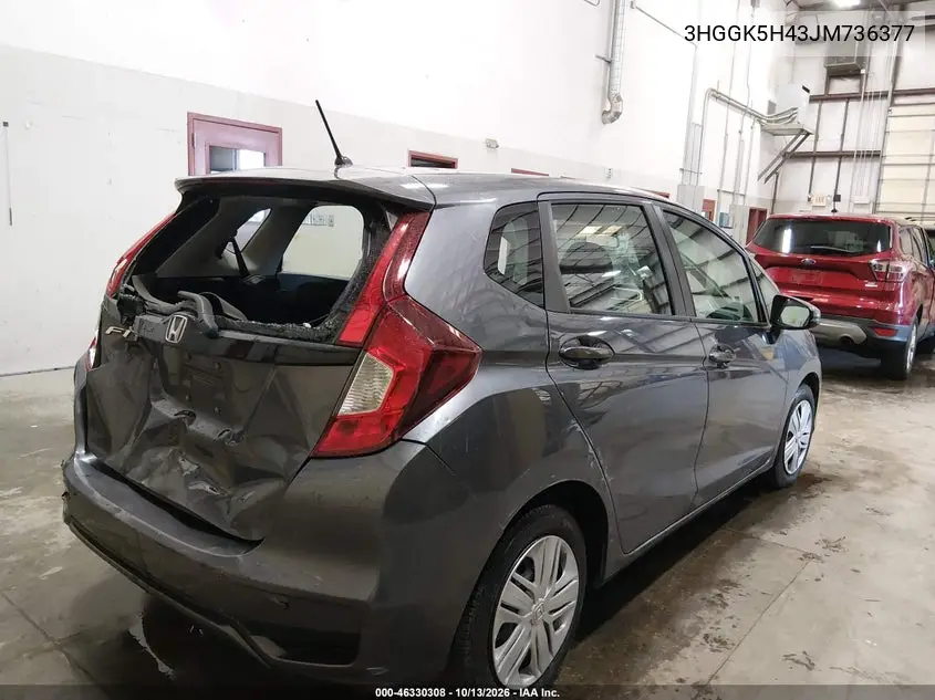 2018 HONDA FIT VIN 3HGGK5H43JM736377 — фото 4
