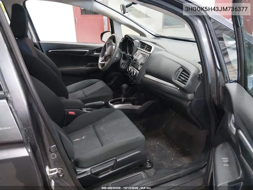 2018 HONDA FIT VIN 3HGGK5H43JM736377 — фото 5