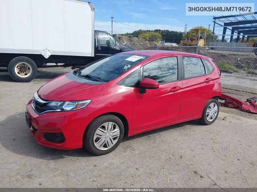 2018 HONDA FIT VIN 3HGGK5H48JM719672 — фото 2