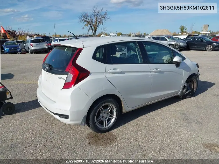 2019 HONDA FIT VIN 3HGGK5H59KM102811 — фото 4