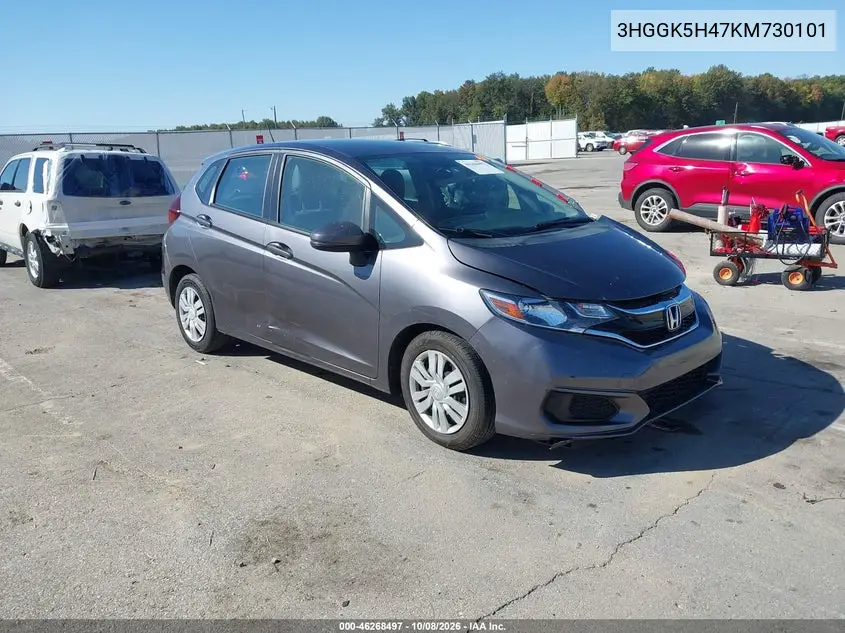 HONDA FIT 2019, VIN 3HGGK5H47KM730101