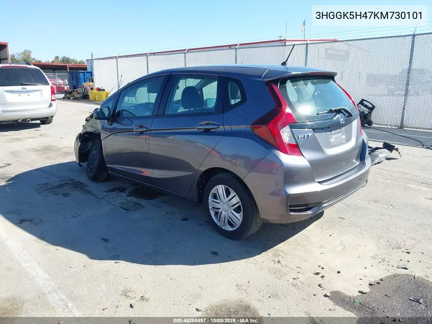 2019 HONDA FIT VIN 3HGGK5H47KM730101 — фото 3