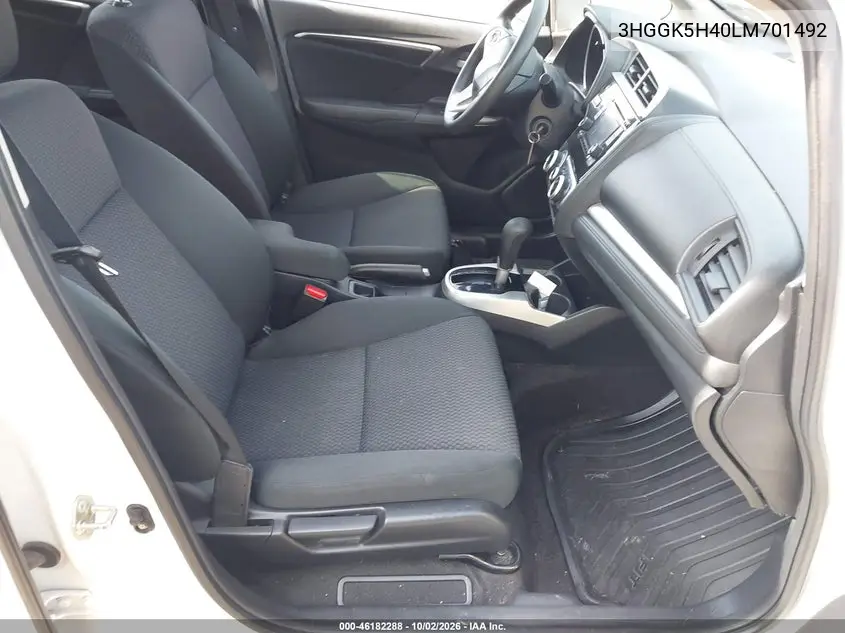 2020 HONDA FIT VIN 3HGGK5H40LM701492 — фото 5