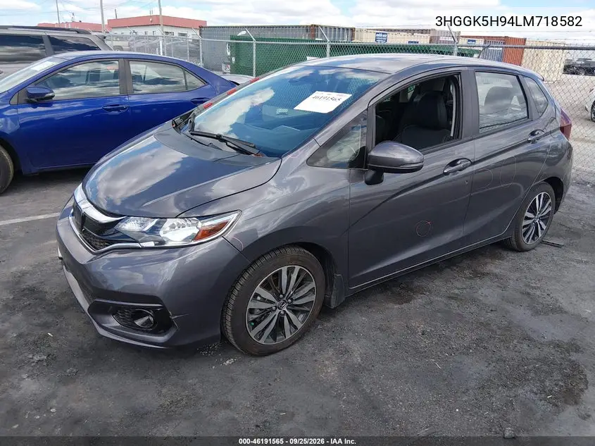 2020 HONDA FIT VIN 3HGGK5H94LM718582 — фото 2