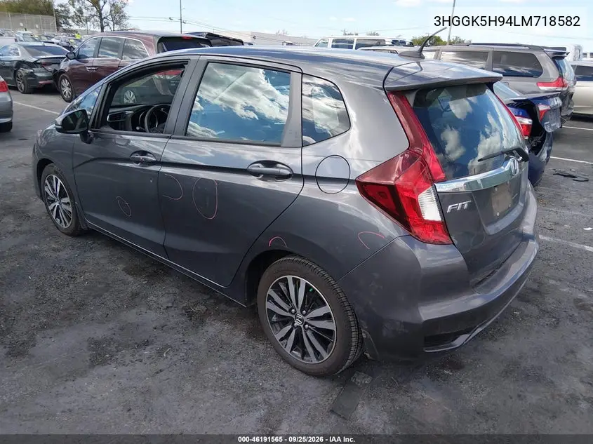 2020 HONDA FIT VIN 3HGGK5H94LM718582 — фото 3