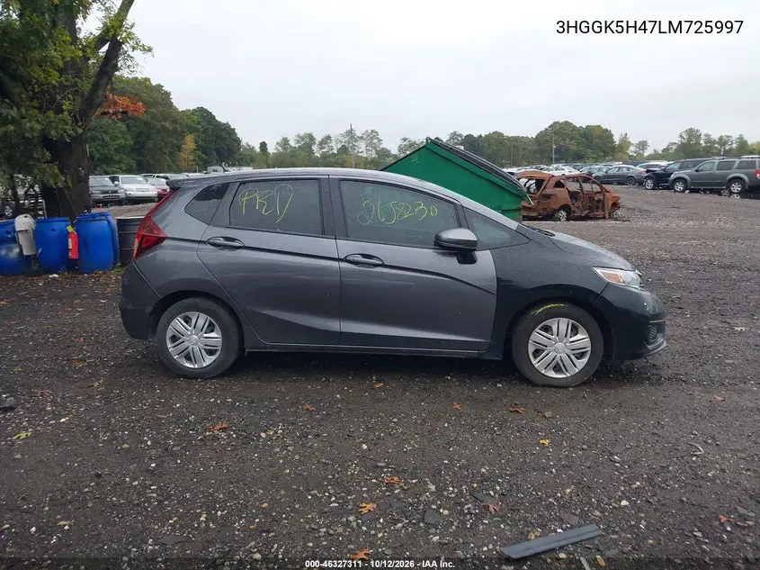 2020 HONDA FIT VIN 3HGGK5H47LM725997 — фото 12