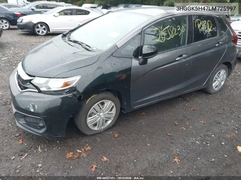 2020 HONDA FIT VIN 3HGGK5H47LM725997 — фото 6