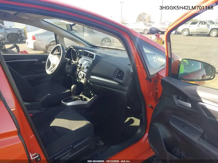 2020 HONDA FIT VIN 3HGGK5H42LM701168 — фото 5
