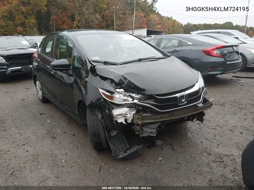 HONDA FIT 2020, VIN 3HGGK5H4XLM724195