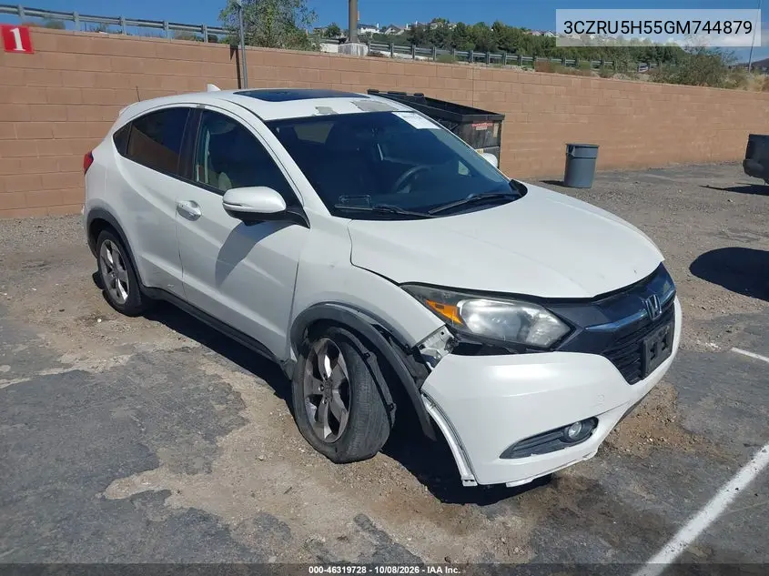 HONDA HR-V 2016, VIN 3CZRU5H55GM744879