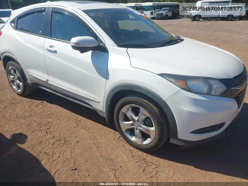 HONDA HR-V 2016, VIN 3CZRU5H57GM708577