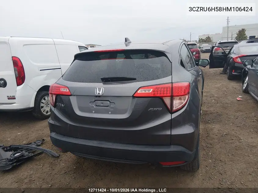 2017 HONDA HR-V VIN 3CZRU6H58HM106424 — фото 17