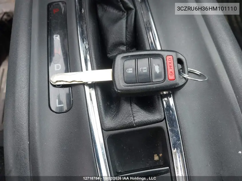2017 HONDA HR-V VIN 3CZRU6H36HM101110 — фото 11