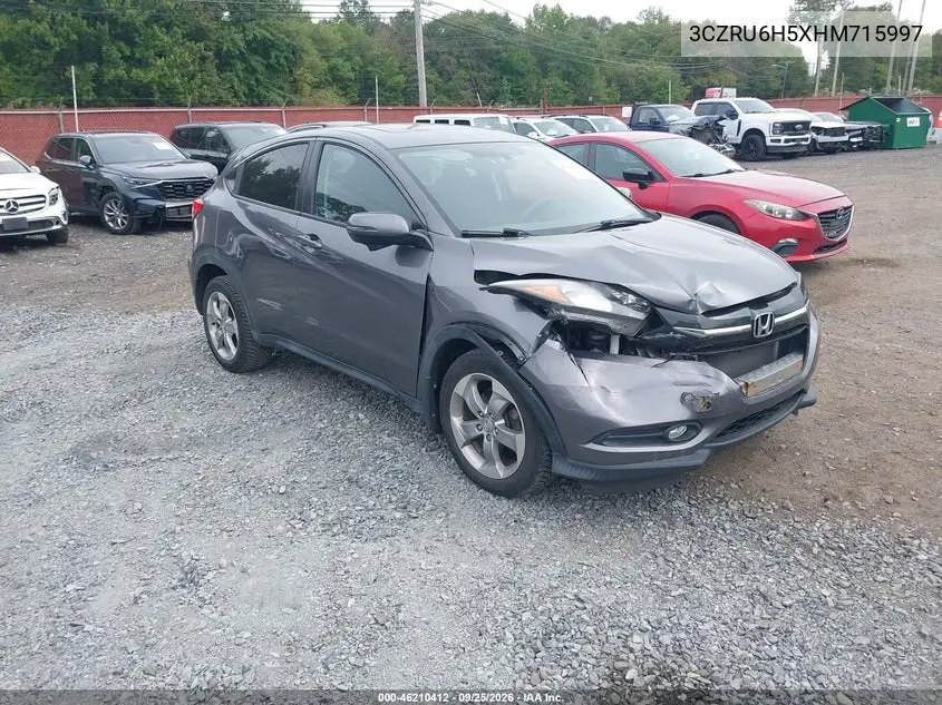 HONDA HR-V 2017, VIN 3CZRU6H5XHM715997