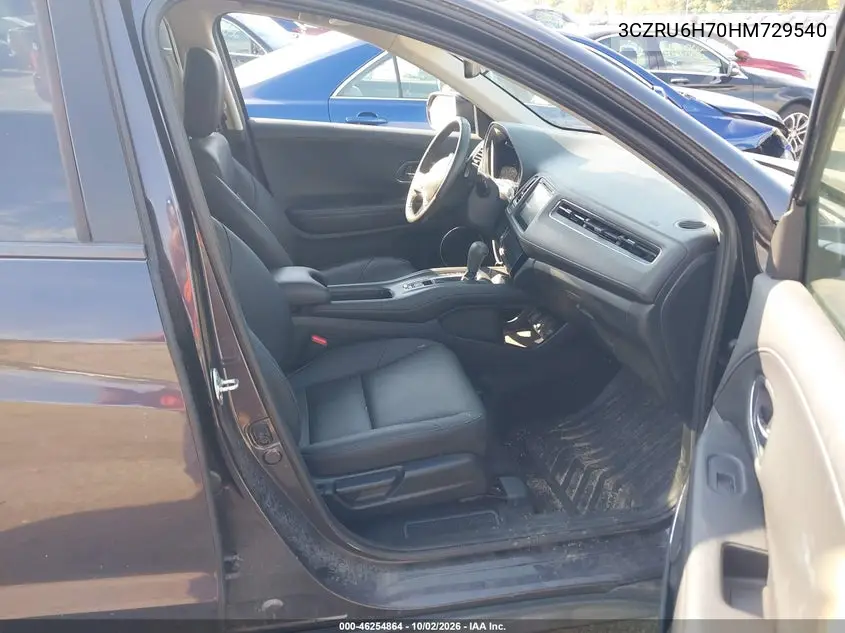 2017 HONDA HR-V VIN 3CZRU6H70HM729540 — фото 5
