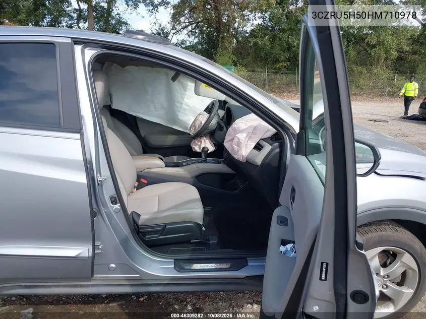 2017 HONDA HR-V VIN 3CZRU5H50HM710978 — фото 5