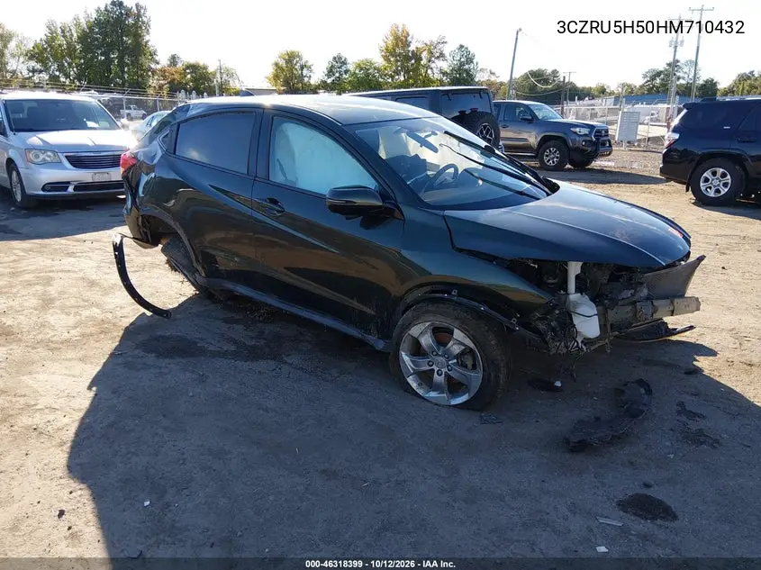 HONDA HR-V 2017, VIN 3CZRU5H50HM710432