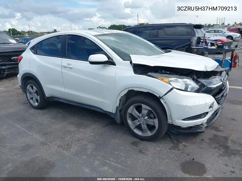 HONDA HR-V 2017, VIN 3CZRU5H37HM709213