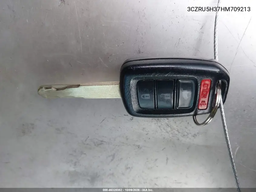 2017 HONDA HR-V VIN 3CZRU5H37HM709213 — фото 11