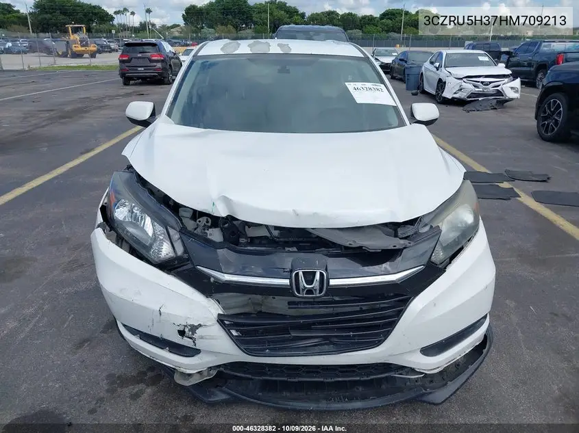 2017 HONDA HR-V VIN 3CZRU5H37HM709213 — фото 12