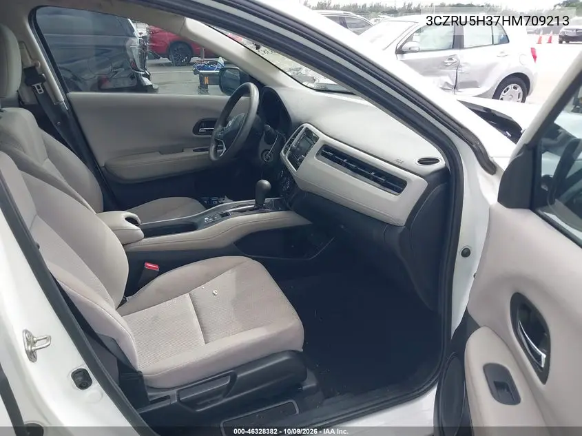 2017 HONDA HR-V VIN 3CZRU5H37HM709213 — фото 5