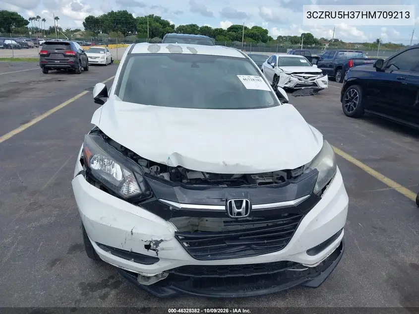 2017 HONDA HR-V VIN 3CZRU5H37HM709213 — фото 6