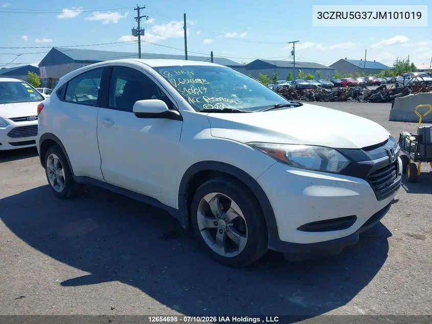 HONDA HR-V 2018, VIN 3CZRU5G37JM101019