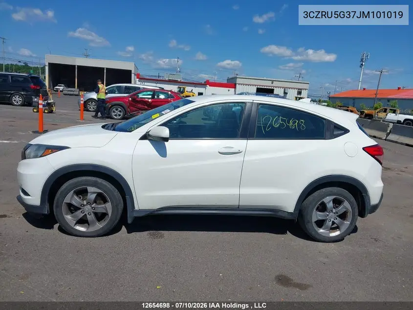 2018 HONDA HR-V VIN 3CZRU5G37JM101019 — фото 13