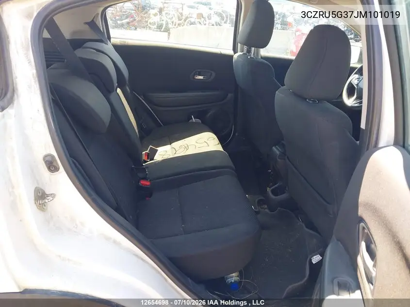 2018 HONDA HR-V VIN 3CZRU5G37JM101019 — фото 8